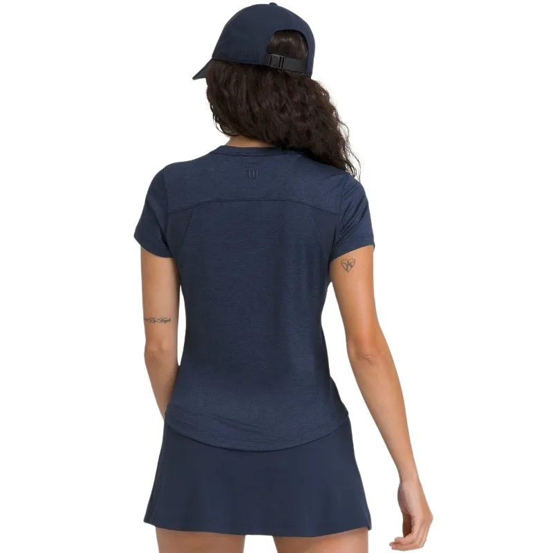Camiseta Feminina Wilson All Day Azul Marinho
