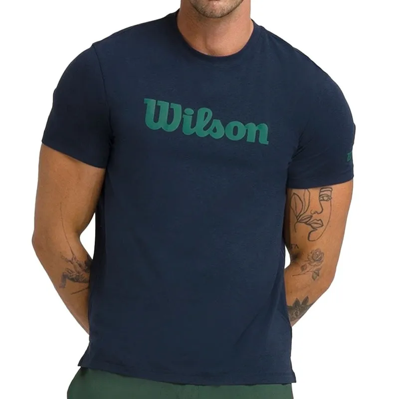 Camiseta Wilson Easy Street Azul Marinho Verde