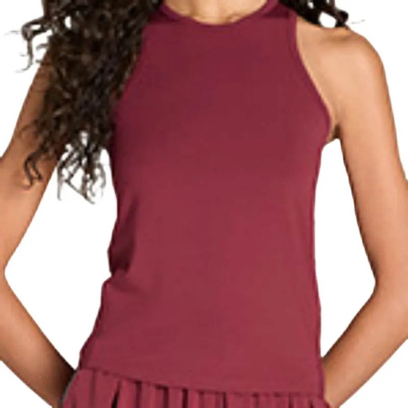 Camiseta Feminina Vermelha Escura do Wilson Fieldhouse