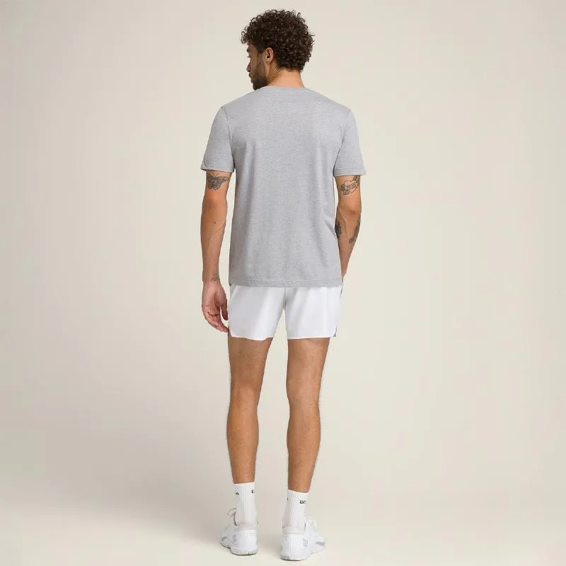 Wilson T-shirt Grafica Cinzento Branco