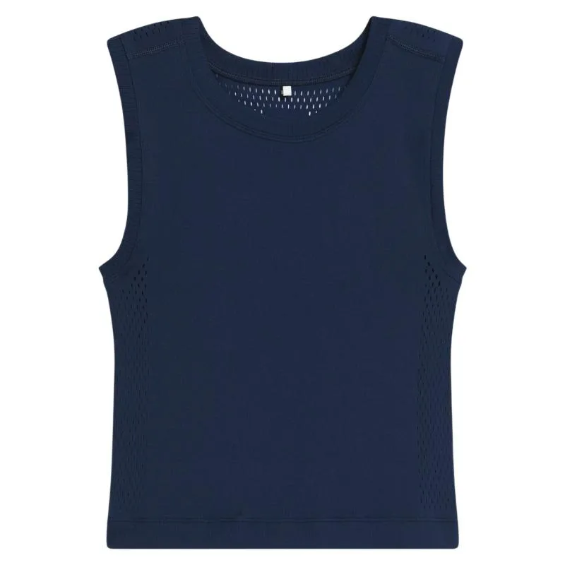 Camiseta Wilson Pro Seamless Azul Marino Mujer