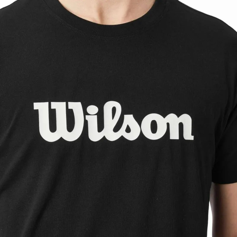 Camiseta preta com gráfico do Wilson Team