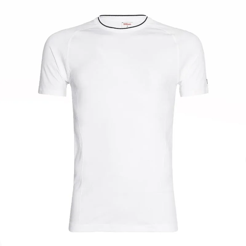 Camiseta Wilson Equipe Seamless Crew Blanco