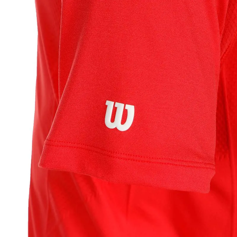 Camiseta Wilson Equipe Seamless Crew Rojo