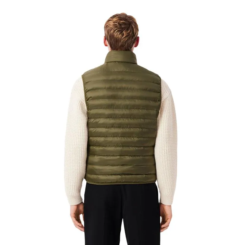 Chaleco Lacoste Puffer Verde Kaki