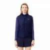 Colete Lacoste Slim Fit Azul Marinho Branco para Mulheres