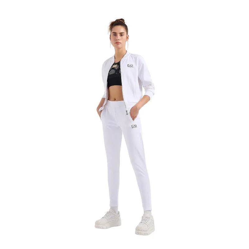 Armani EA7 Ventus 7 Weißer Frauen-Trainingsanzug