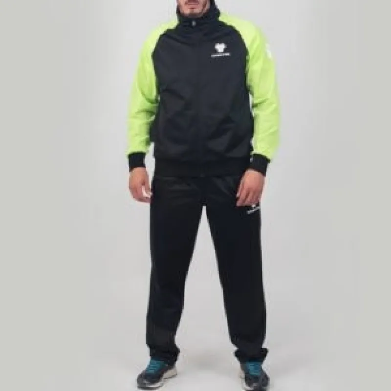 Chandal Cartri Chuser Preto Verde Junior