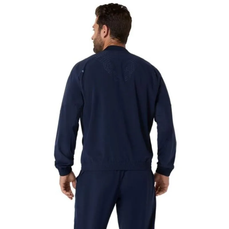 Jaqueta Asics Match Azul Escuro da Meia-Noite