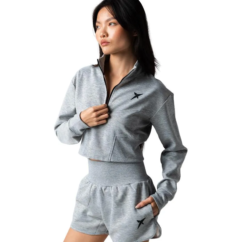 Drop Shot Flight Jacket Grey Women