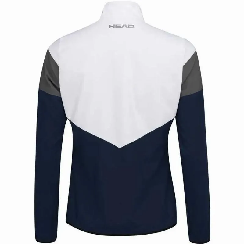 Jaqueta Head Club 22 Azul Marinho Branco Feminino