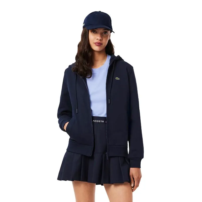 Lacoste Sport Jaqueta De Algodão Azul Marinho Mulher