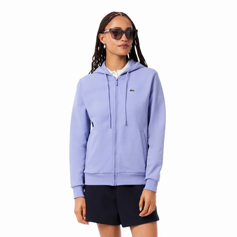 Casaco Lacoste Sport Cotton Azul Violeta Mulher