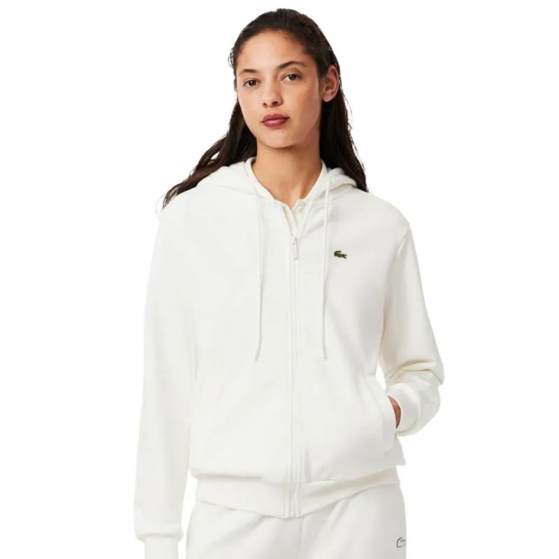 Jaqueta Lacoste Sport Cotton Branca para Mulheres