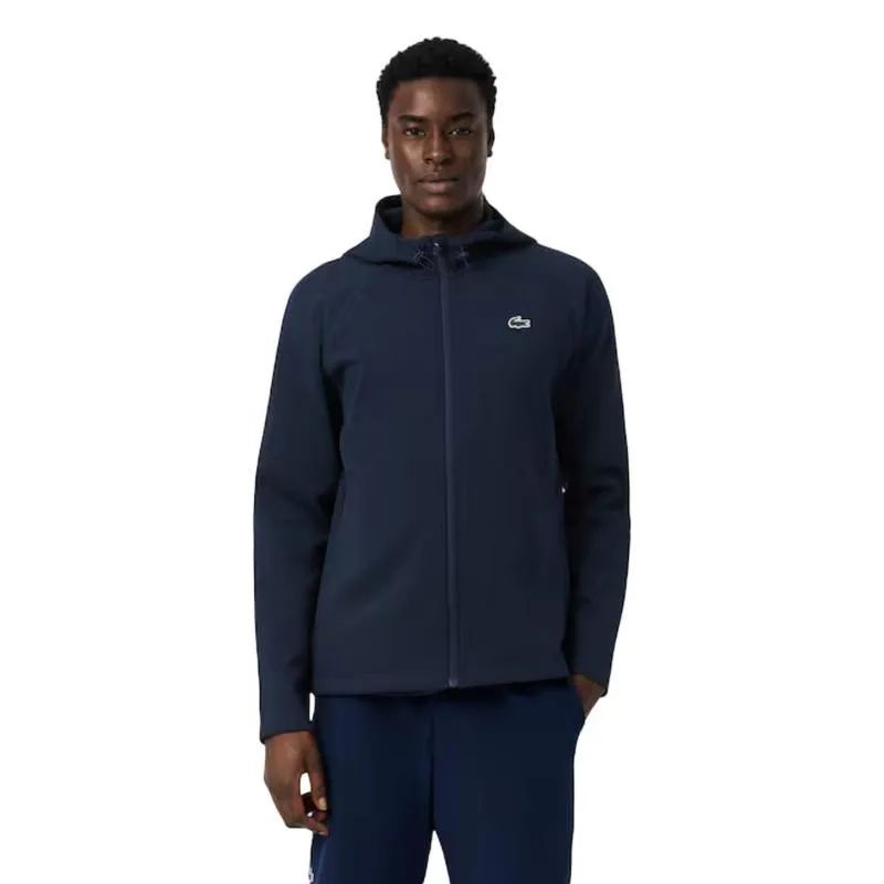 Jaqueta Lacoste Sport Azul Marinho Elástica