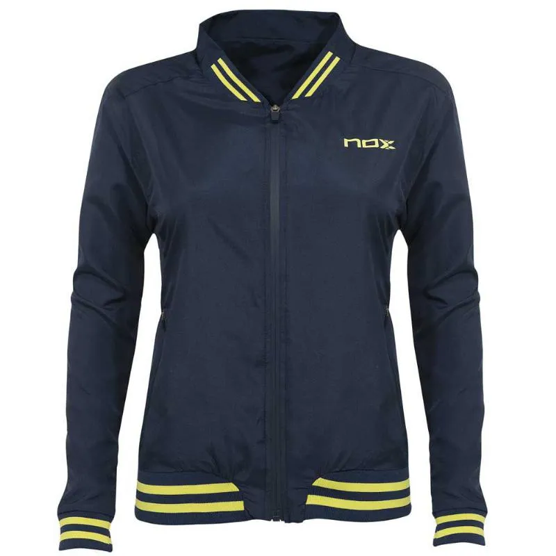 Blusão Corta-vento Feminino Nox Pro Lime Blue