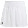 Saia Adidas Plissada Aeroready Pro Preto Branco