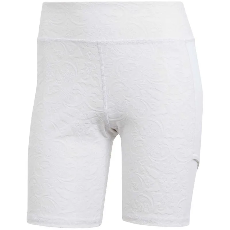 Saia Adidas Plissada Aeroready Pro Preto Branco