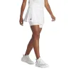 Saia Adidas Plissada Aeroready Pro Preto Branco