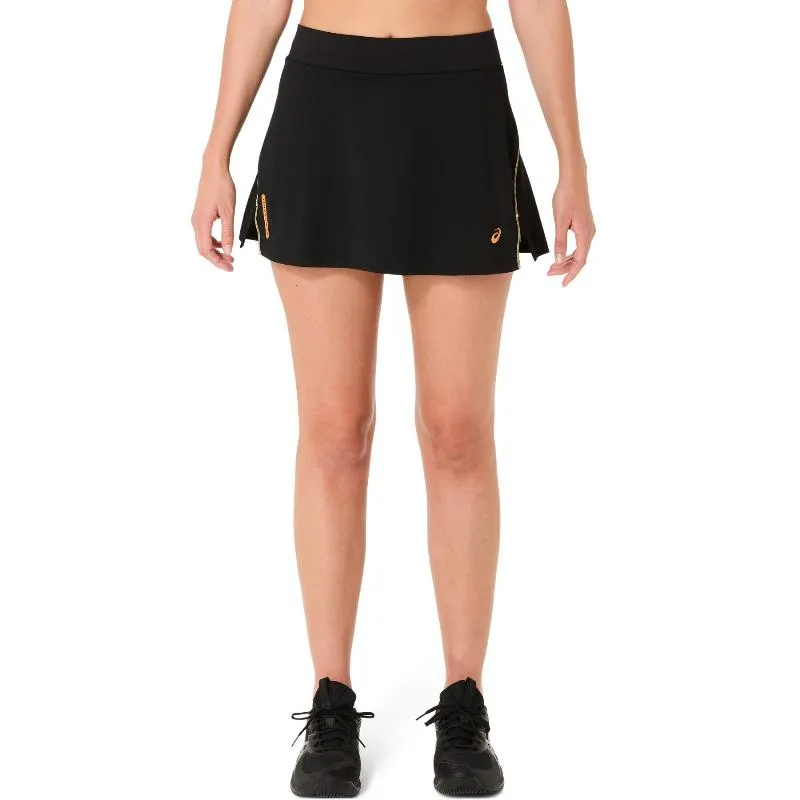 Falda Asics Campo De Padel Negro Azul Pedra