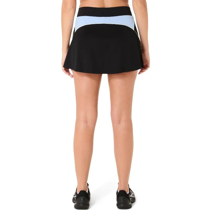 Falda Asics Campo De Padel Negro Azul Pedra