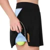 Falda Asics Campo De Padel Negro Azul Pedra