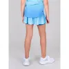 Falda Bidi Badu Colortwist Impresso Ondulado Aqua Azul Junior