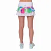 Falda Bidi Badu Kaleido Mistura Blanco Plissada