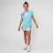 Falda Bidi Badu Melbourne Printed Wavy Aqua Mix Junior