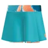 Falda Bidi Badu Melbourne Impresso Ondulado Petroleo Naranja Junior