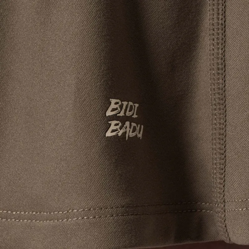 Falda Bidi Badu Paris Estampado Ondulado Marron Bege