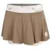 Falda Bidi Badu Paris Estampado Ondulado Marron Bege Júnior