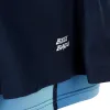 Falda Bidi Badu Spectrum Impresso Ondulado Azul Oscuro Aqua