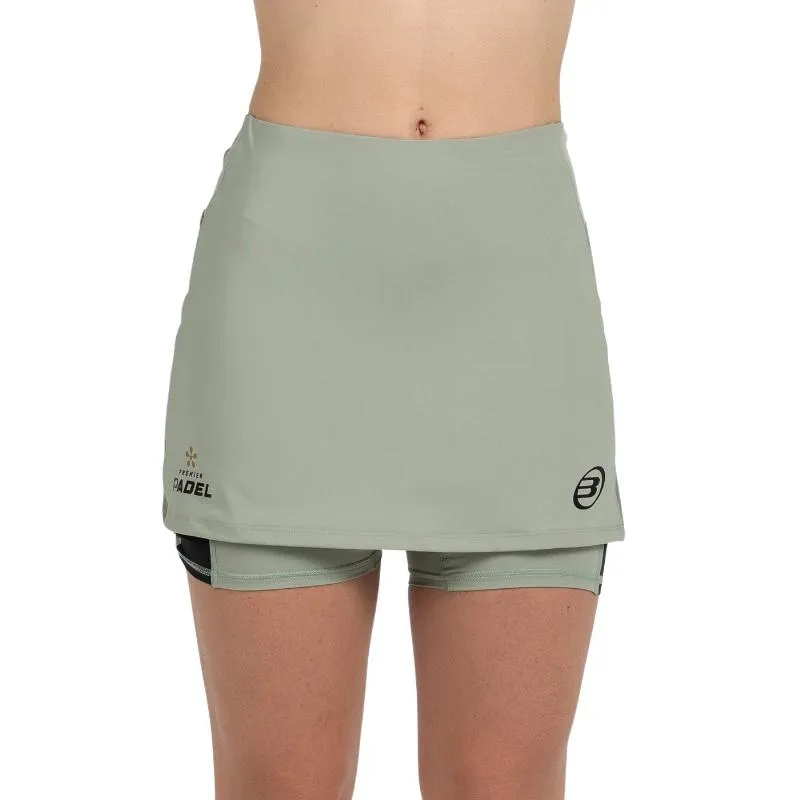 Falda Bullpadel Premier Padel Portoa Eucalipto