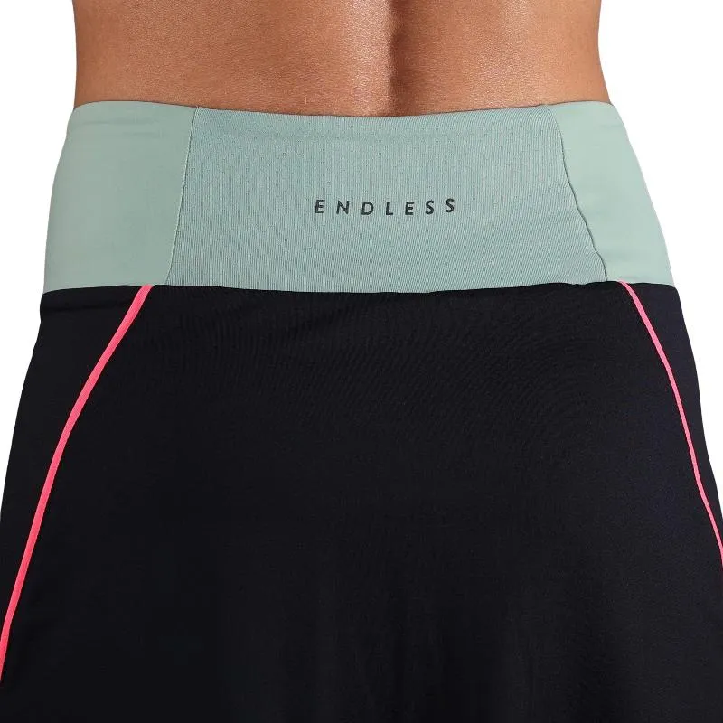 Falda Graça Infinita Floresta Negro Verde