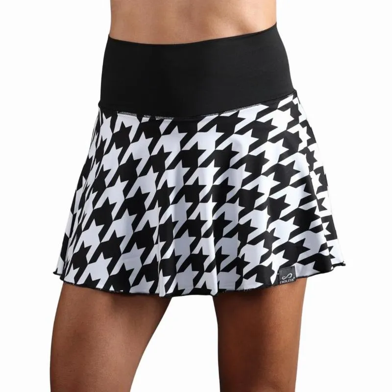 Falda Endless Lux II Negro Pied-de-poule
