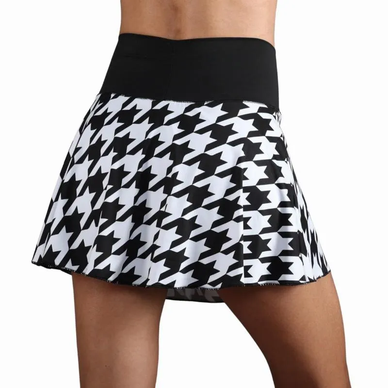 Falda Endless Lux II Negro Pied-de-poule
