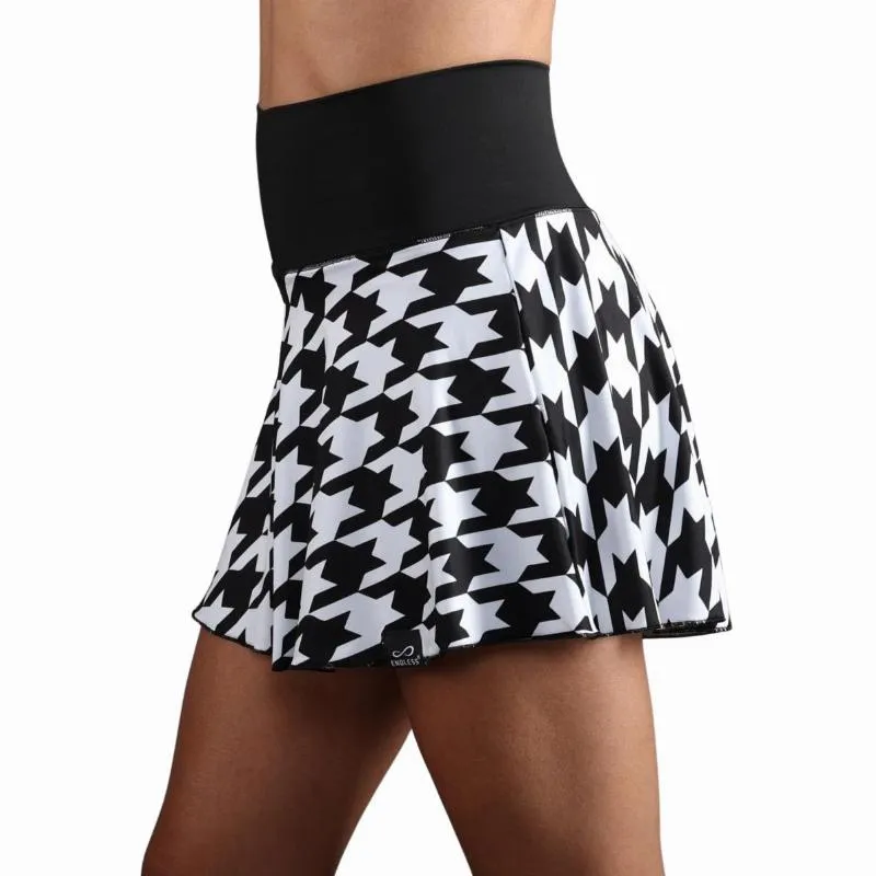 Falda Endless Lux II Negro Pied-de-poule