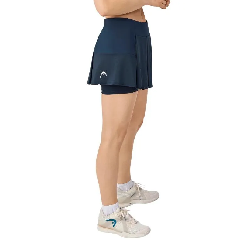 Falda Head Performance Azul Marino Plata