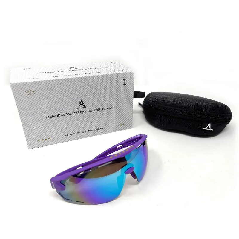 Lunettes violettes addictives Alejandra Salazar Drop C6