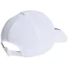 Gorra Adidas Aeroready Baseball 3 Bandas Blanco Negro