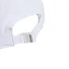 Gorra Adidas Aeroready Baseball 3 Bandas Blanco Negro
