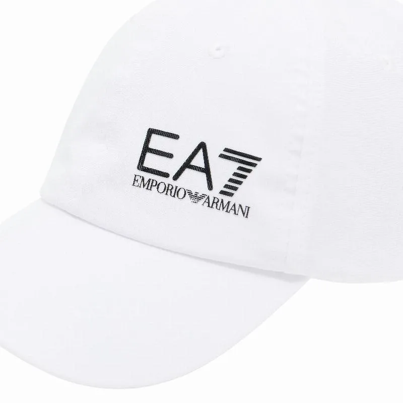 Gorra Armani EA7 Baseball Blanco Negro