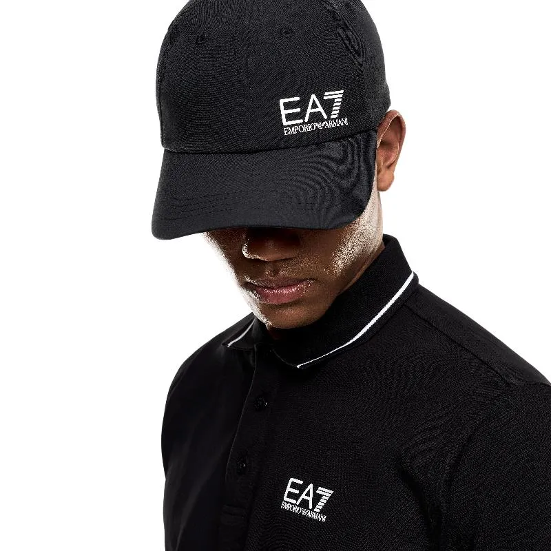 Gorra Armani EA7 Baseball Negro Blanco