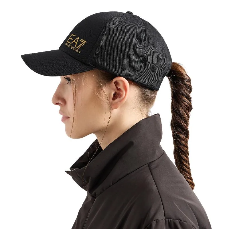 Gorra Armani EA7 Negro Dorado