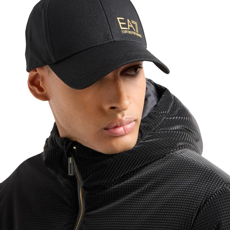 Gorra Armani EA7 Negro Dorado
