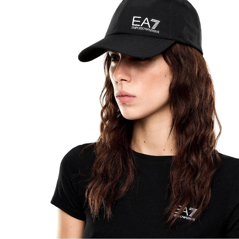 Armani EA7 Tennis Cap Black White