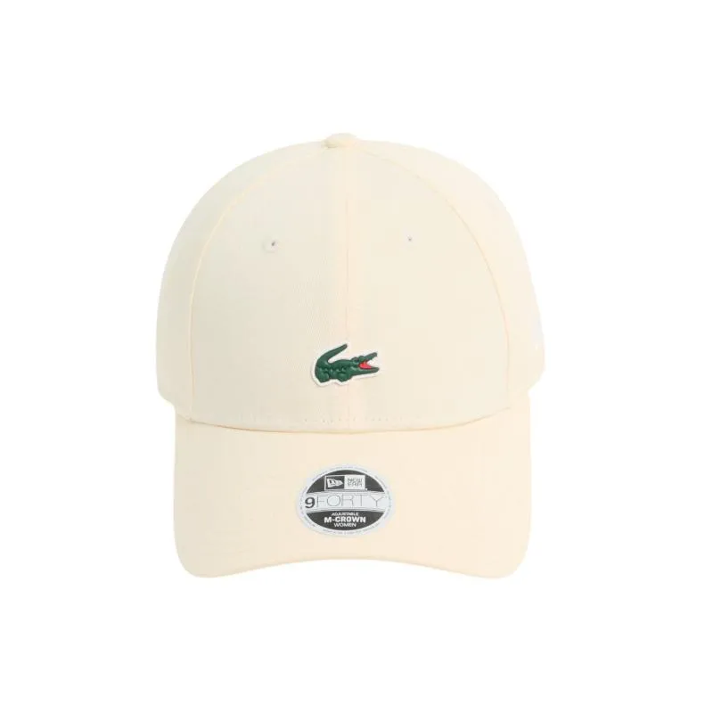 Gorra Lacoste New Era Logo Beige