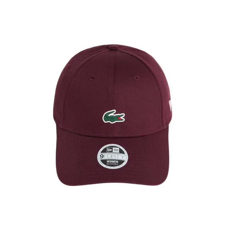 Gorra Lacoste New Era Logo Granate
