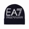 Gorro Armani EA7 Beanie Azul Armani Blanco